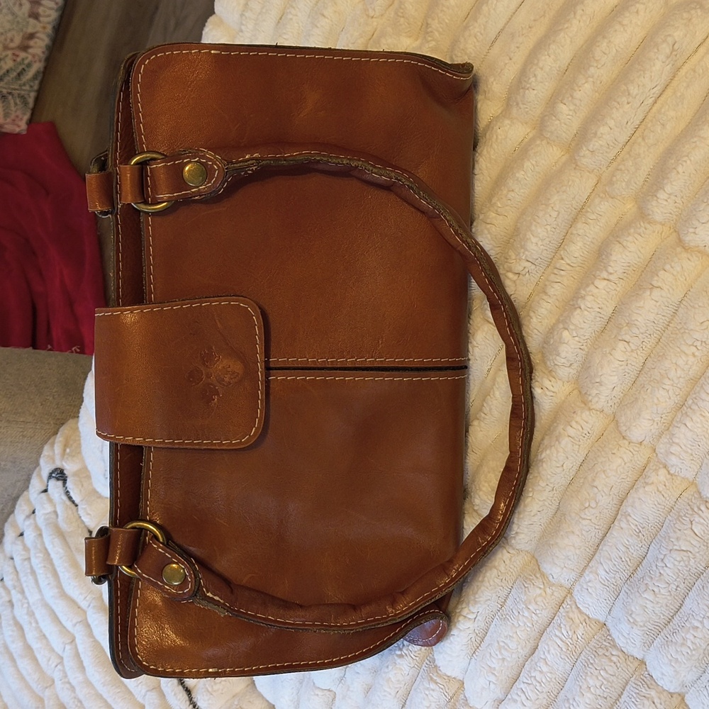 Patricia Nash Brown Leather Shoulder Bag - Picture 2 of 10